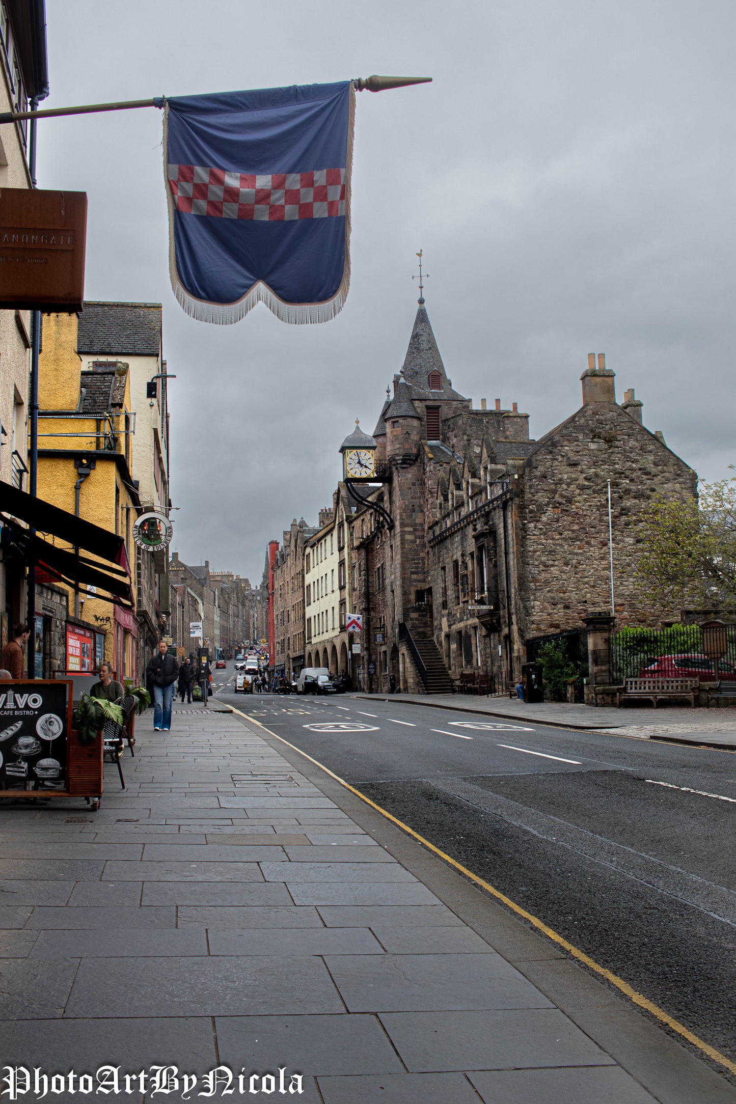 A Historic view of Edinburgh, Scotland